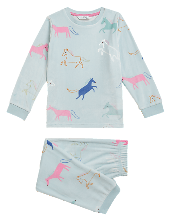 Velour Horse Pyjamas