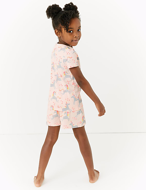 Cotton Unicorn Short Pyjama Set (1-7 Yrs)