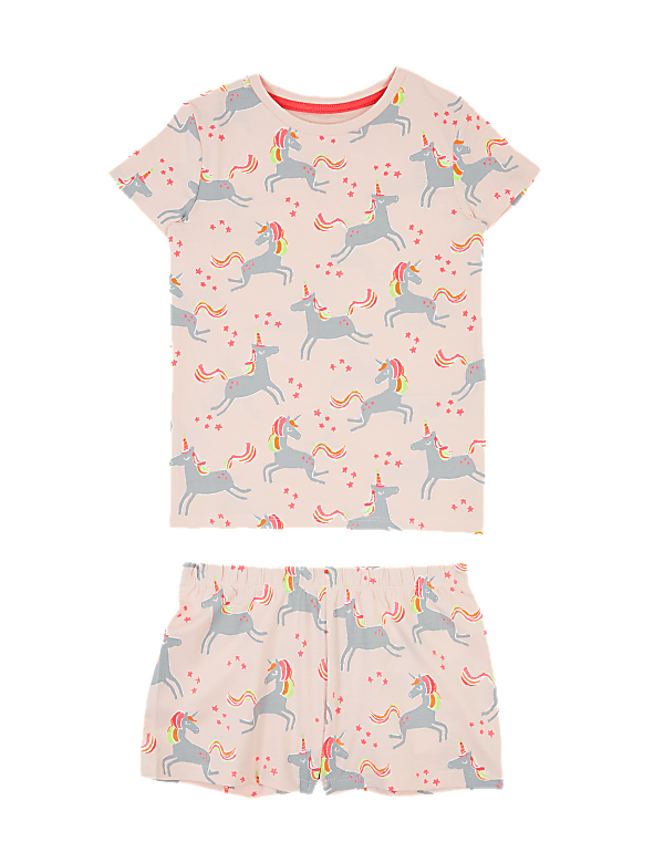 Cotton Unicorn Short Pyjama Set (1-7 Yrs)