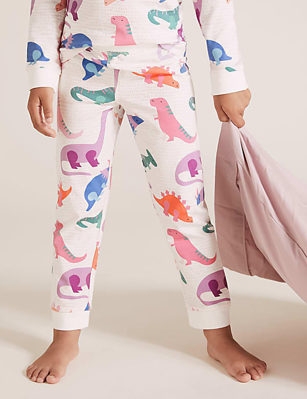 Cotton Dinosaur Print Pyjama Set