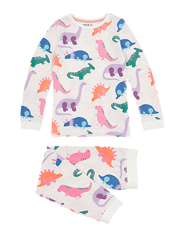 Cotton Dinosaur Print Pyjama Set