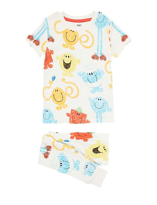 Pure Cotton Mr Men™ Pyjama Set (1-7 Yrs)