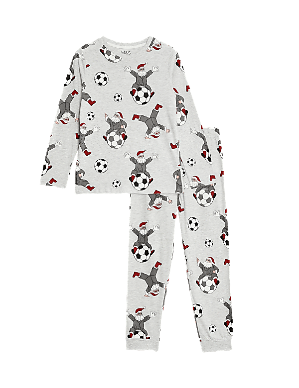 Cotton Rich Christmas Football Pyjamas (1-16 Yrs)