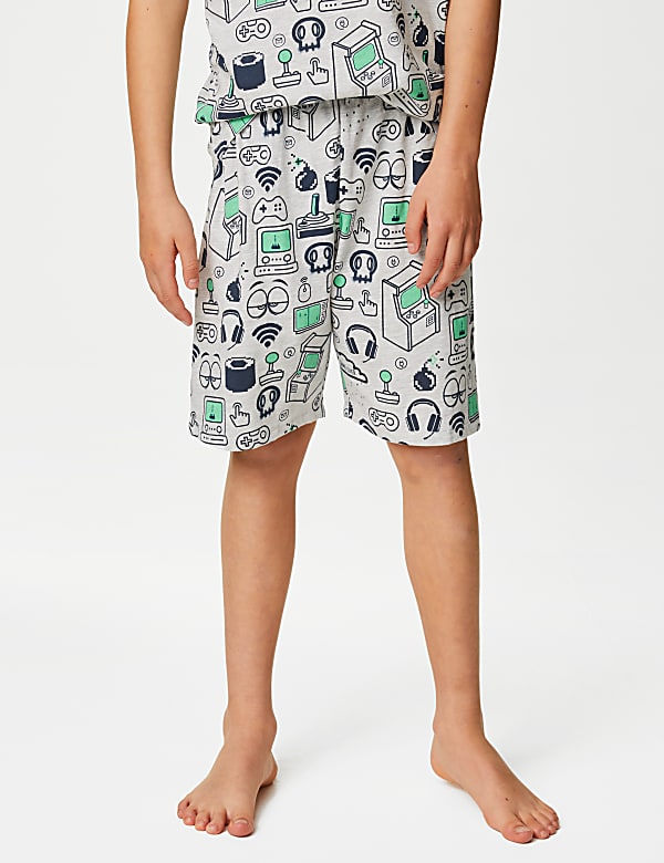 Cotton Rich Gaming Pyjamas (7-14 Yrs)