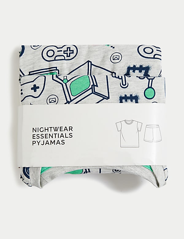 Cotton Rich Gaming Pyjamas (7-14 Yrs)