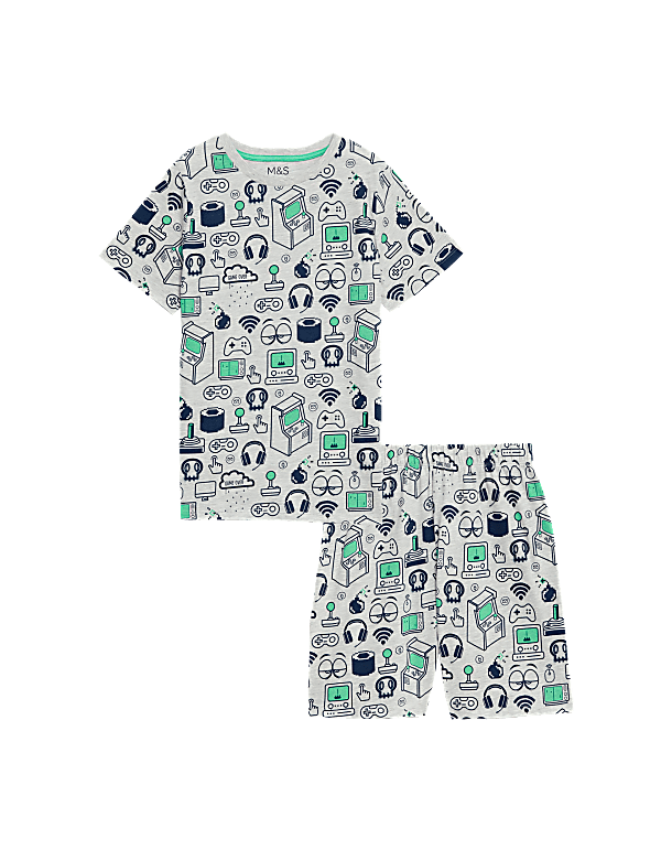 Cotton Rich Gaming Pyjamas (7-14 Yrs)