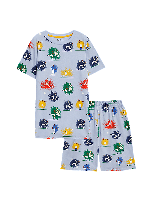 Cotton Rich Football Pyjamas (7-14 Yrs)