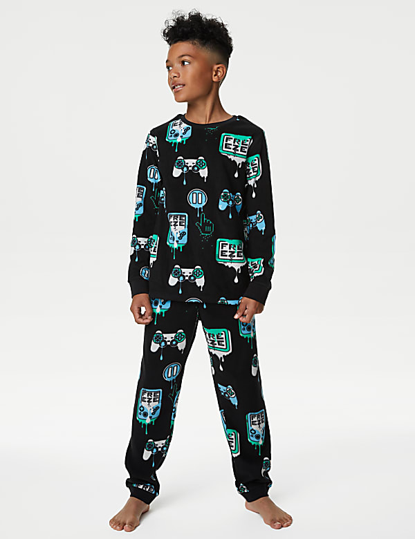 Buy Fleece Gaming Pyjamas 6 16 Yrs at Marks Spencer