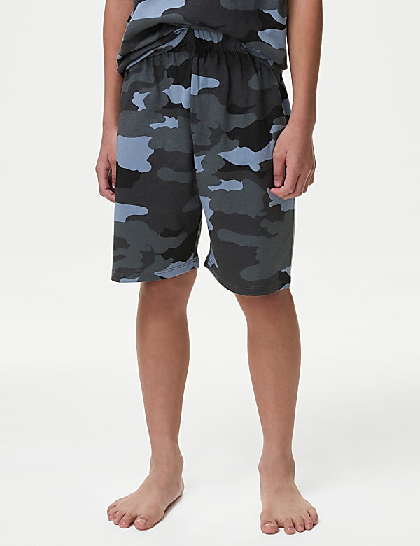 Pure Cotton Camouflage Pyjamas (7-14 Yrs)