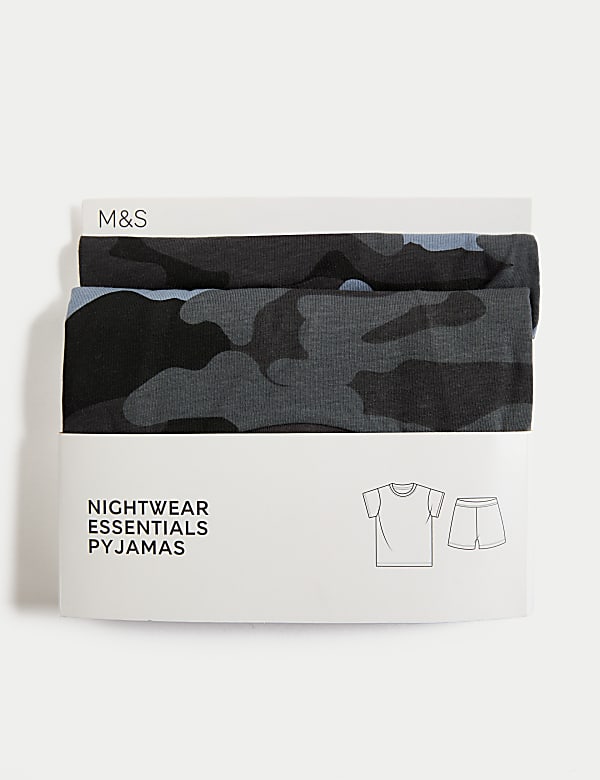 Pure Cotton Camouflage Pyjamas (7-14 Yrs)