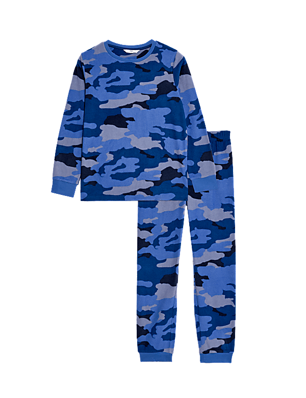 Fleece Camouflage Pyjamas (6-16 Yrs)