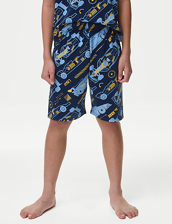 Pure Cotton Racing Car Pyjamas (7-14 Yrs) - ES
