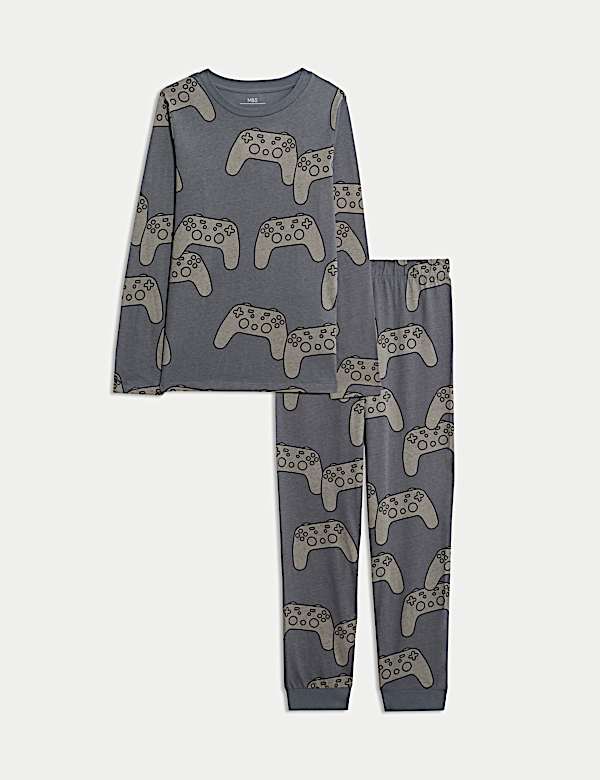 Pyjama 100 % coton à imprimé jeu vidéo (du 3 au 16 ans) - BE
