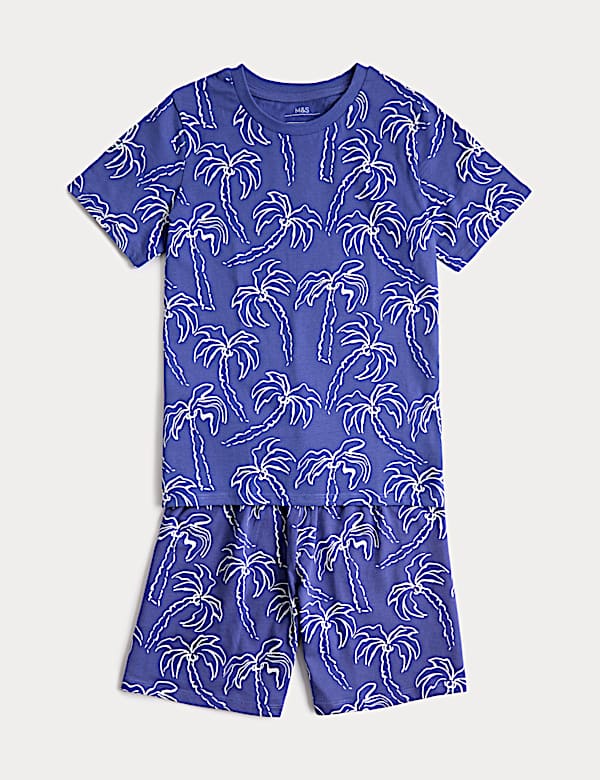 Kids' Palm Tree Graphic Short Pyjamas (1-16 Yrs)