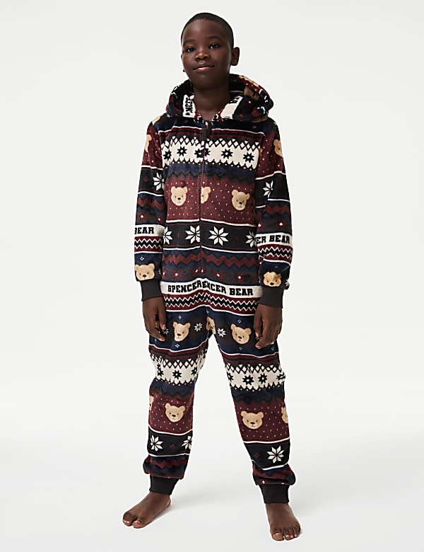 Spencer Bear&trade; Hooded Onesie (1-16 Yrs) - CN