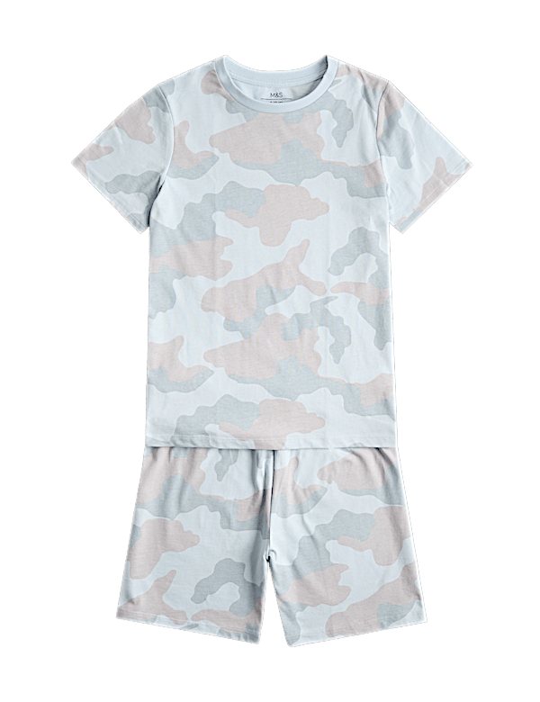 Kids' Camouflage Patterned Short Pyjamas (1-16 Yrs)