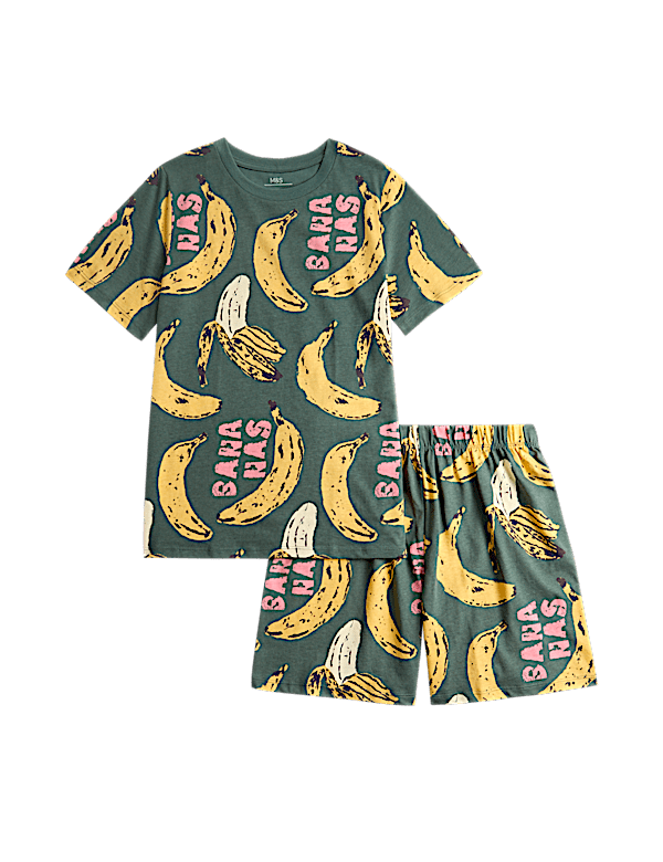 Pure Cotton Fruit Short Pyjamas (1-16 Yrs)