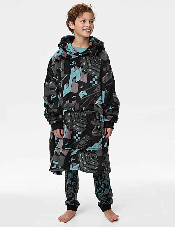 Extra großer Hoodie mit Minecraft™-Motiv (7–16 J.) - DE