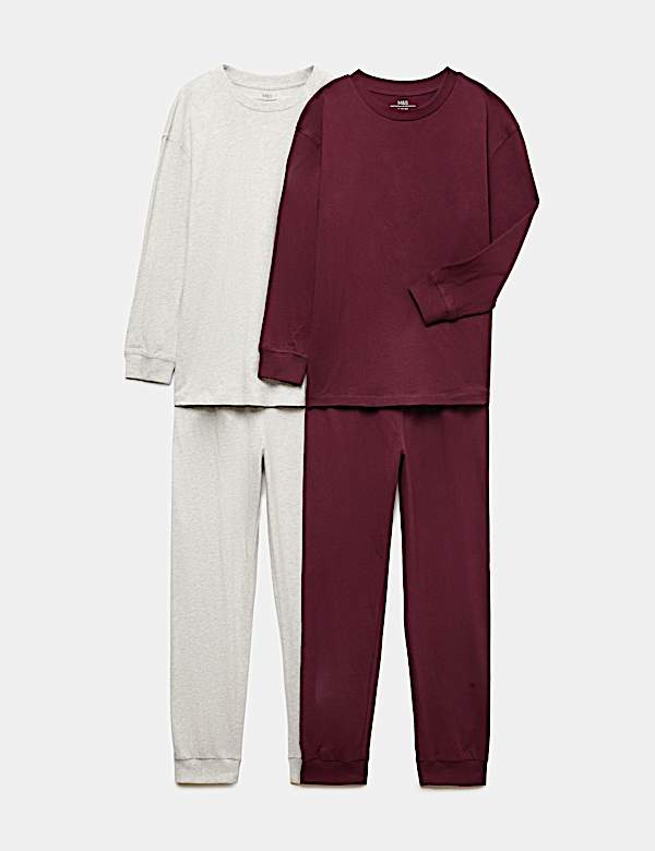 2 Pack Jersey Pyjama Sets (6-16 Yrs)