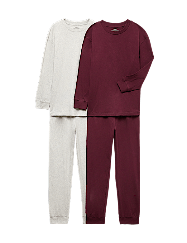 2 Pack Jersey Pyjama Sets (6-16 Yrs)