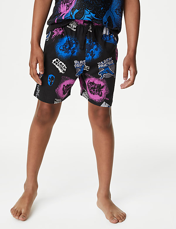 Black Panther™ Short Pyjama Set (6-16 Yrs)