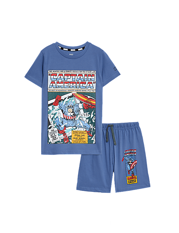 Captain America™ Short Pyjama Set (6-16 Yrs)