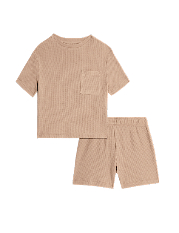 Cotton Blend Waffle Pyjamas (12 Mths-16 Yrs)