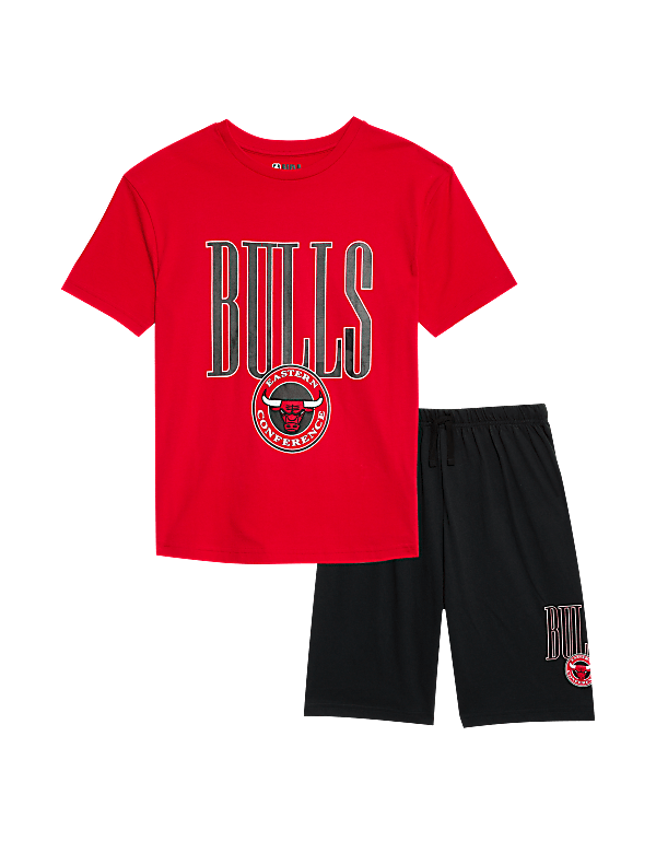 NBA Pure Cotton Chicago Bulls Pyjamas (6-16 Yrs)