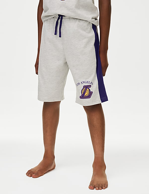 Puur katoenen NBA-pyjama met 'LA Lakers' (6-16 jaar) - BE