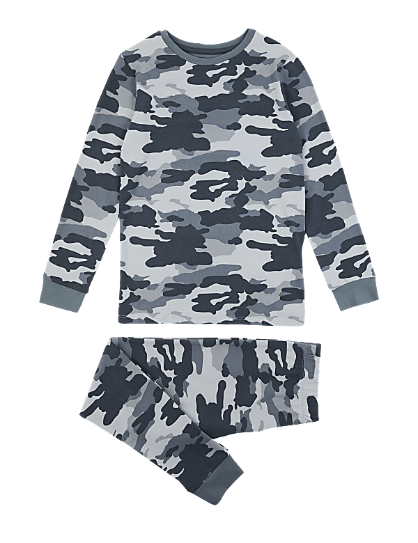 Cotton Camouflage Pyjama Set (7-16 Yrs)
