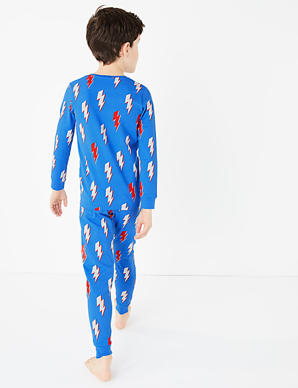 Cotton Rich Lightning Bolt Pyjama Set