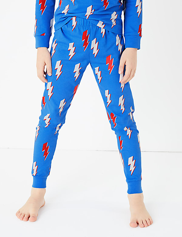 Cotton Rich Lightning Bolt Pyjama Set