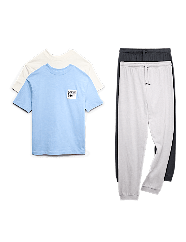 2pk Pure Cotton Bug Pyjamas (6-16 Yrs)