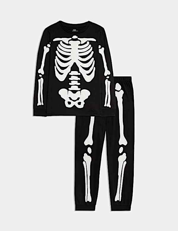 Halloween Skeleton Pyjamas (1 - 16 Yrs) - US