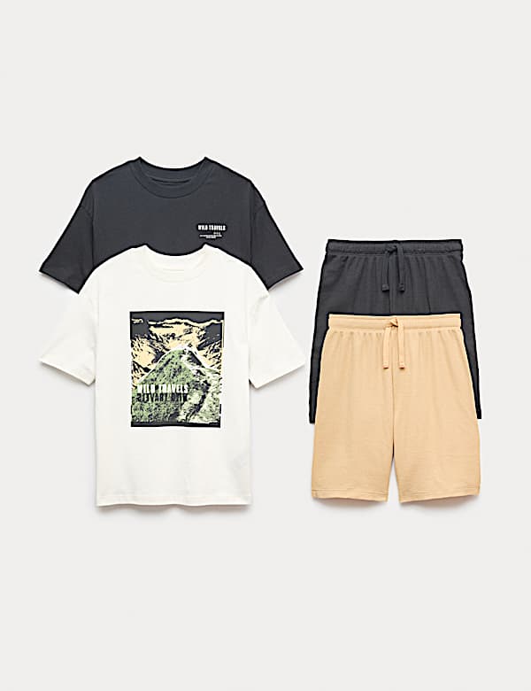 Lot de 2 pyjamas 100 % coton (du 6 au 16 ans) - CH