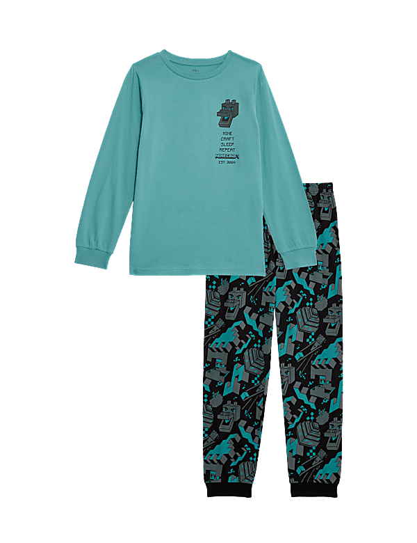Minecraft™ Pure Cotton Pyjamas (3-13 Yrs)