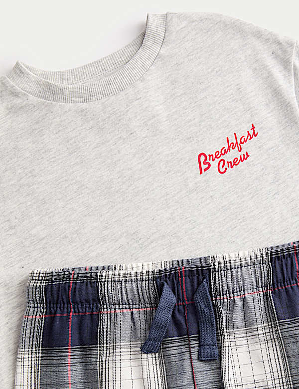 Pure Cotton Breakfast Graphic Pyjamas (3-16 Years) - CZ