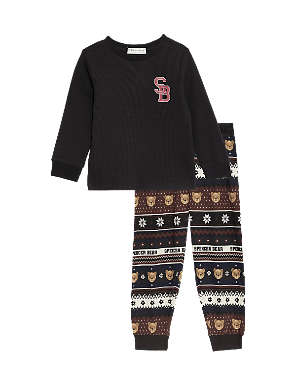Cotton Blend Spencer Bear™ Pyjamas (1-16 Yrs)