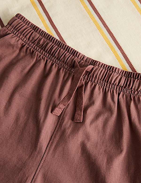 Pyjashort enfant &agrave; rayures (du 6 au 16 ans) - LU