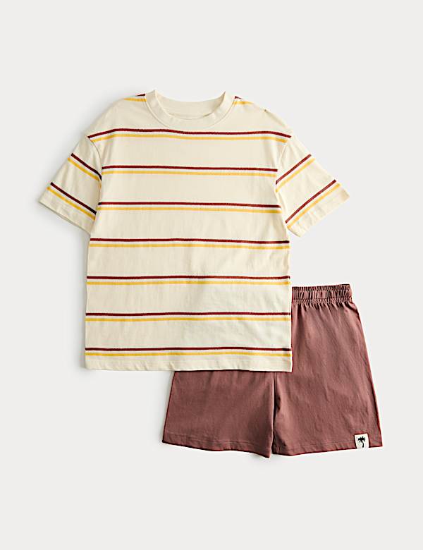 Short Bermuda Marks And Spencer Coton Marron - Taille 13-14 Ans - Velours Côtelé