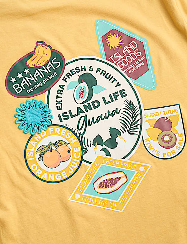 Graphic Striped Short Pyjamas (6-16 Yrs)