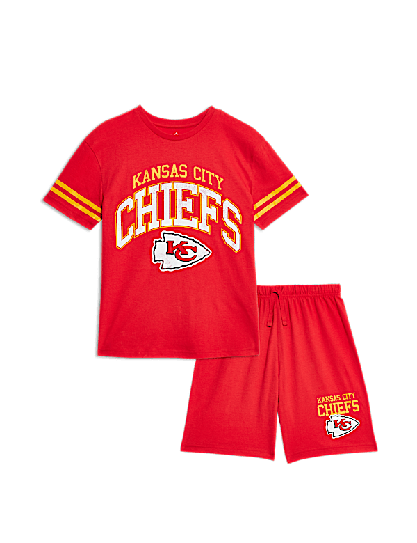 Pure Cotton NFL Chiefs Pyjamas (6-16 Yrs)