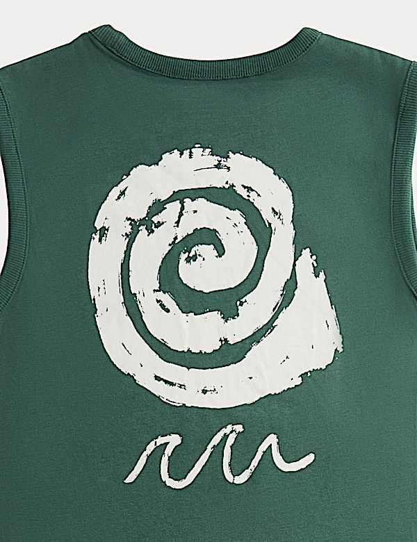 Cotton Rich Green Vest Pyjama Set (6-16 Yrs)