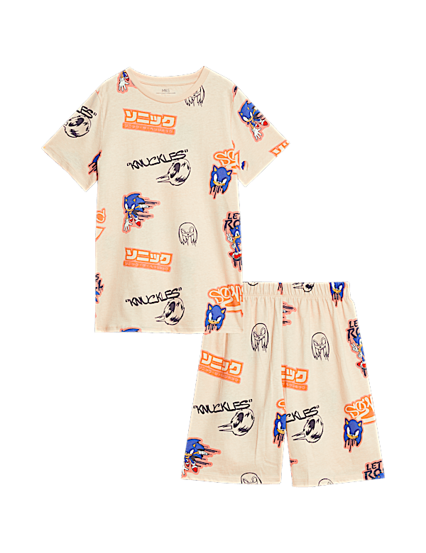 Pure Cotton Sonic the Hedgehog™ Pyjamas (3-14 Yrs)