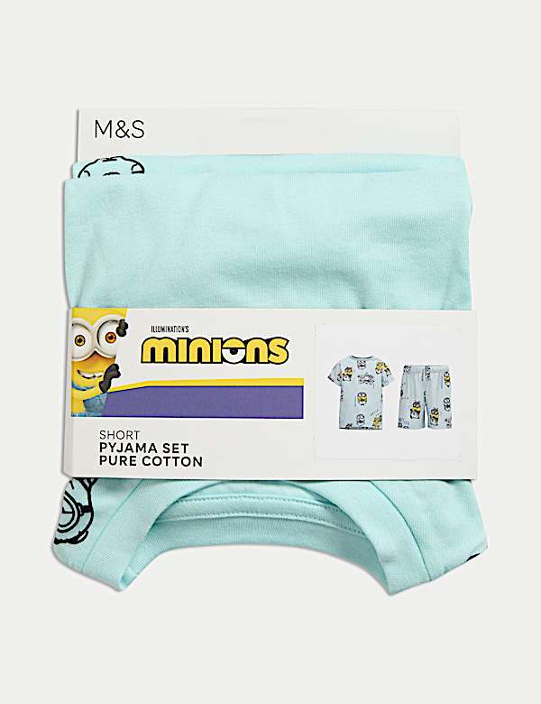 Pure Cotton Minions™ Short Pyjamas (3-16 Yrs)
