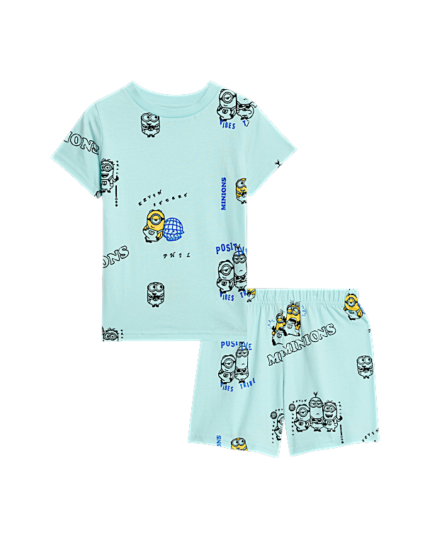 Pure Cotton Minions™ Short Pyjamas (3-16 Yrs)