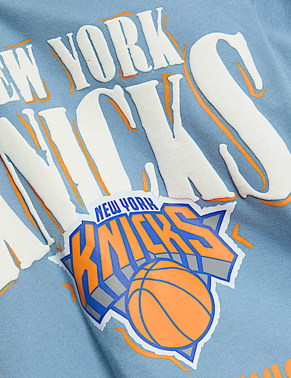 KIDS COTTON MIX NBA KNICKS TM PJ 3-16YRS