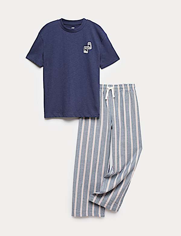 Pure Cotton Rise and Shine Pyjamas (3-16 Yrs)