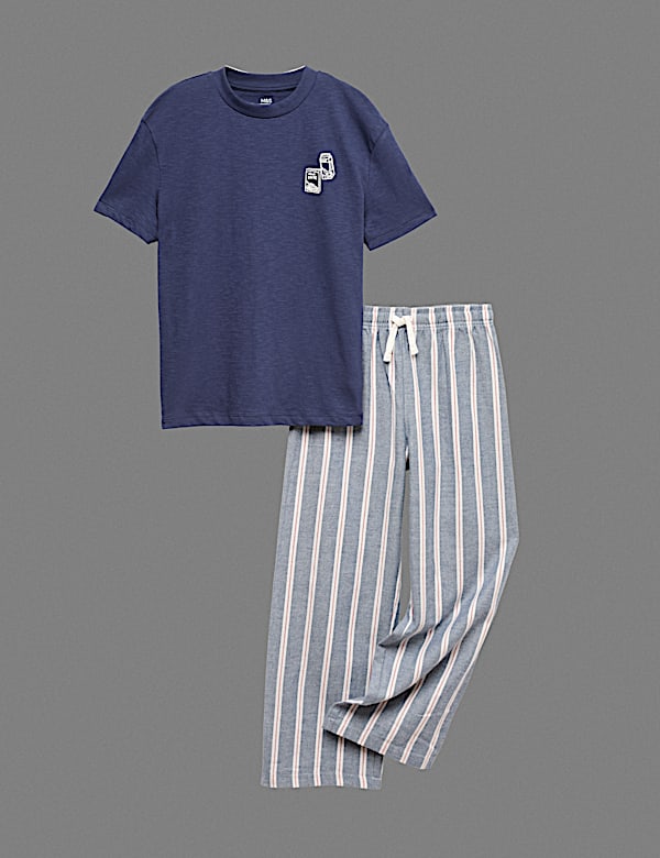 Pure Cotton Rise and Shine Pyjamas (3-16 Yrs)