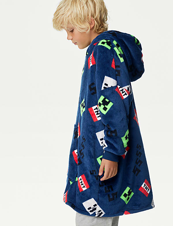 Minecraft™ Fleece Oversized Hoodie (7-16 Yrs)